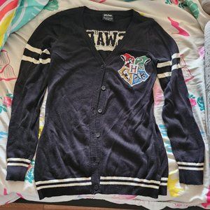 Hot Topic Harry Potter Hogwarts Cardigan Brand New Medium Never Worn Smoke free